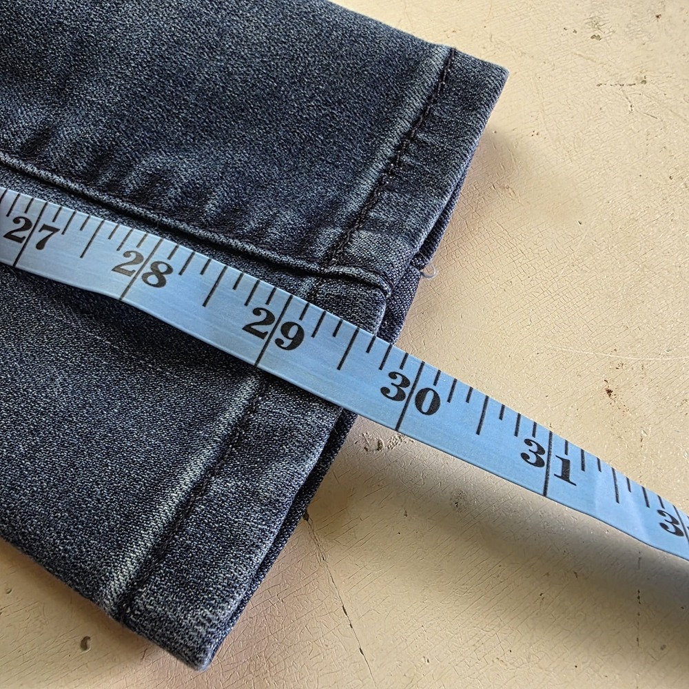 Democracy Absolution Luxe Touch Jeggings Size 6 Blue Distressed Skinny Jeans - Picture 7 of 10